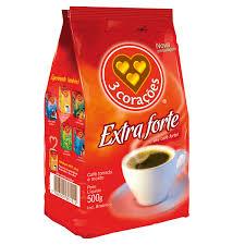 imagem de CAFÉ 3 CORAÇÕES EXTRA FORTE 500G