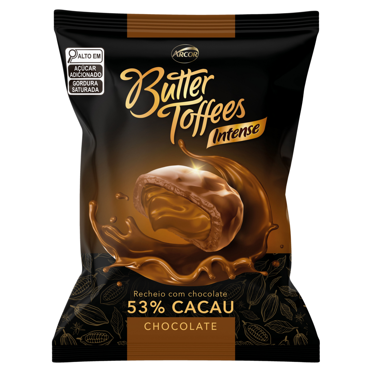 imagem de BALA ARCOR BUTTER TOFFEE SM 90G 53% CACAU