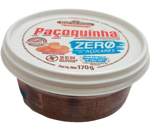 imagem de PAÇOCA ROLHA DACOLONIA ZERO 140G