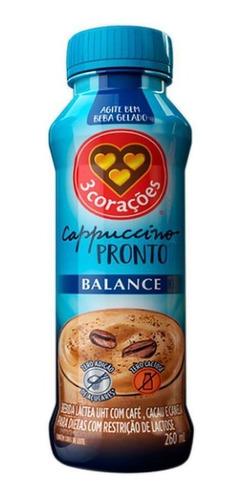 imagem de BEBIDA LÁCTEA 3 CORAÇÕES 260ML CAPPUCCINO ZERO