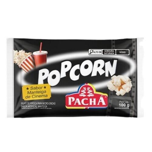 imagem de PIPOCA MICROONDAS PACHÁ 100G MANTEIGA CINEMA