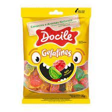 imagem de BALA DOCILE GELATINES 70G MIX DE FRUTAS NATURAIS
