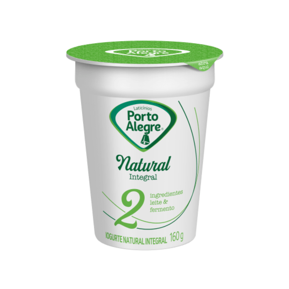 imagem de IOGURTE PORTO ALEGRE NATURAL 160G