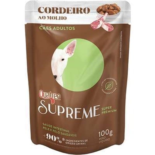 imagem de QUATREE SUP SACHÊ 100G CÃO ADULTO CORDEIRO