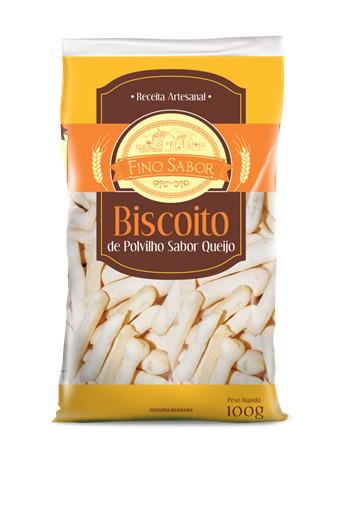 imagem de BISCOITO POLVILHO FINO SABOR TRADICIONAL PACOTE 100G