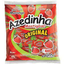 imagem de BALA ICE KISS AZEDINHA IOGURTE MORANGO PACOTE 500G