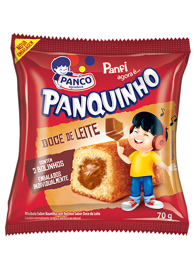 imagem de BOLO PANQUINHO 70G BAUNILHA REC DOCE LEITE