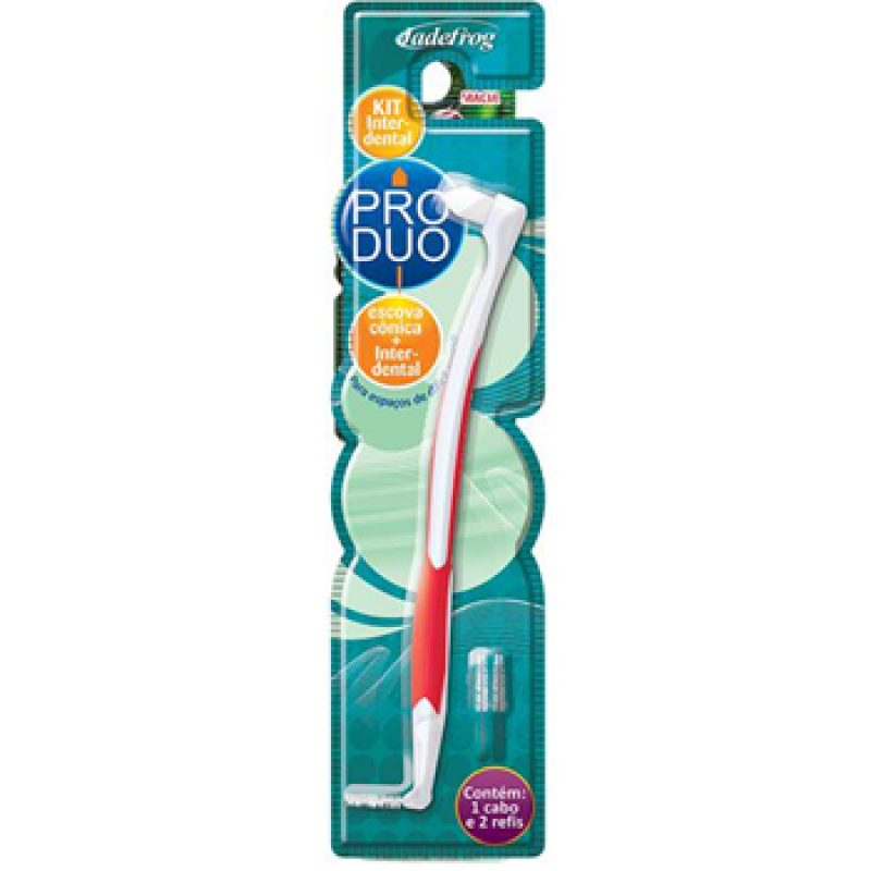 imagem de KIT ESCOVA DENTAL JADE FROG PRO DUO REF420