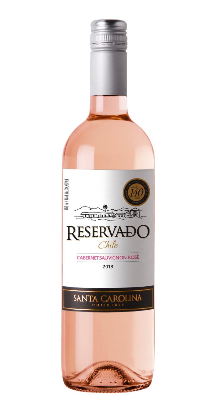 imagem de VINHO ROSÉ CHILENO SANTA CAROLINA RESERVA 2020 750ML