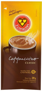 imagem de CAPPUCCINO 3 CORAÇÕES CLASSIC 20G