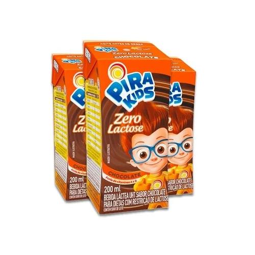 imagem de BEBIDA LÁCTEA PIRACANJUBA PIRAKIDS 200ML ZERO LAC CHOCOLATE