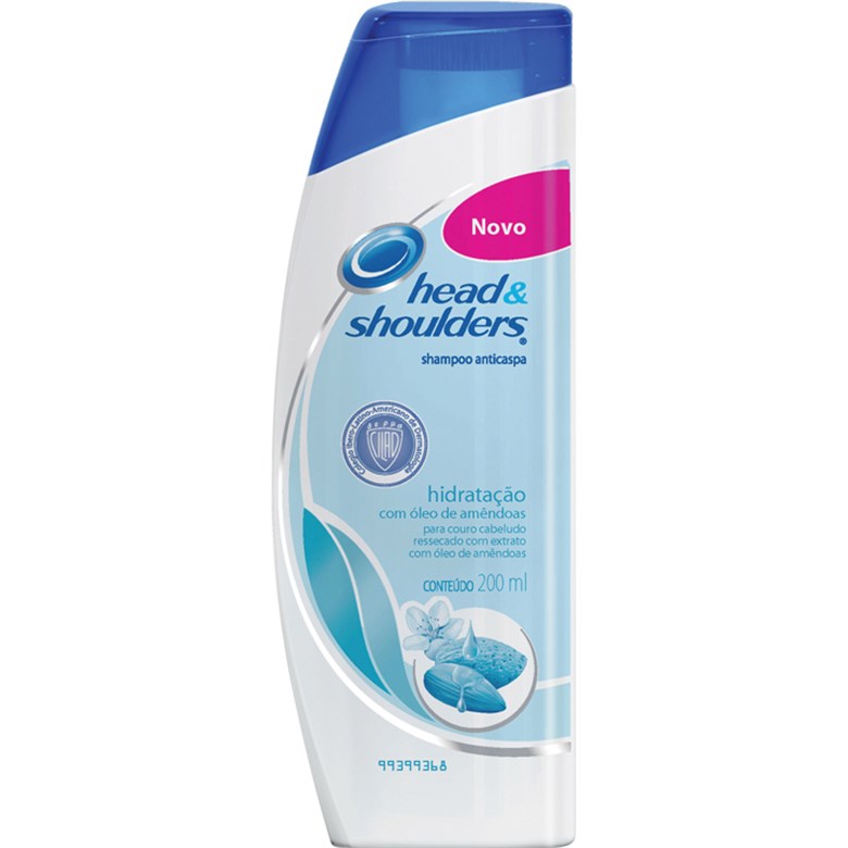 imagem de SHAMPOO HEAD SHOULDERS 200ML HIDRATAÇÃO