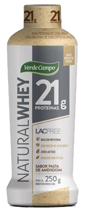 imagem de IOGURTE 250G WHEY V CAMPO PASTA AMENDOIM 21G PROTEÍNA