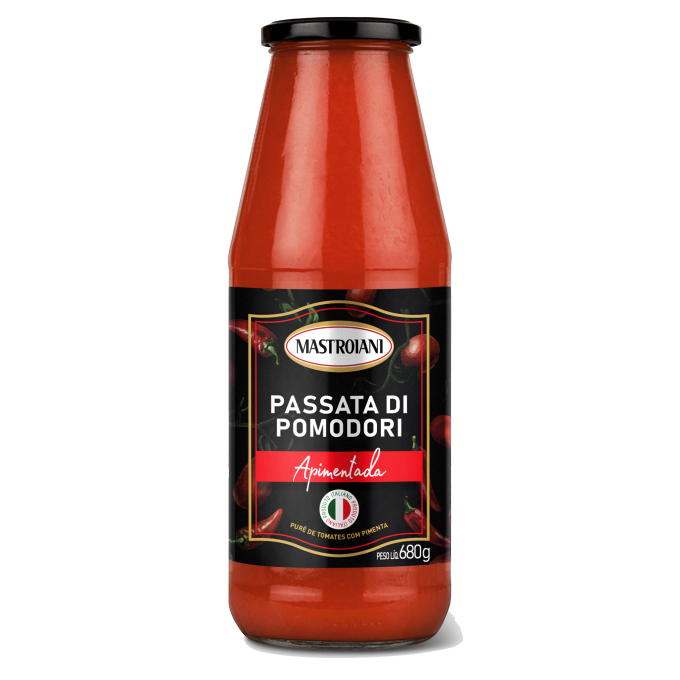 imagem de PASSATA POMODORI APIMENTADA MST 680G VD