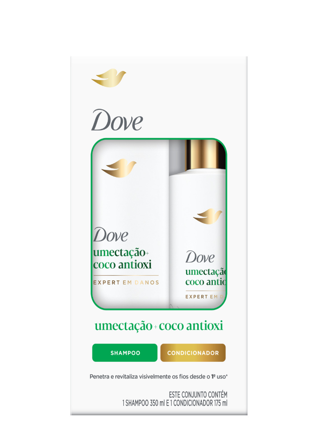 imagem de KIT DOVE SHAMPOO 350ML+COND 175ML UMECTCAO/COCO