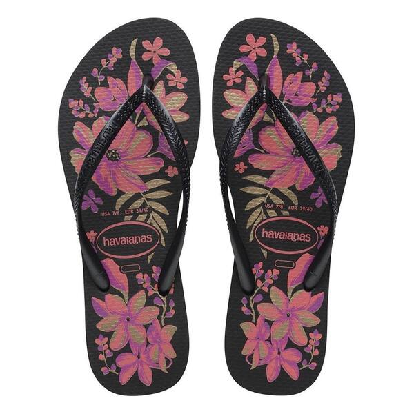 imagem de SANDÁLIA HAVAIANAS S ORGANIC 35 36 PT/CINZA/OURO