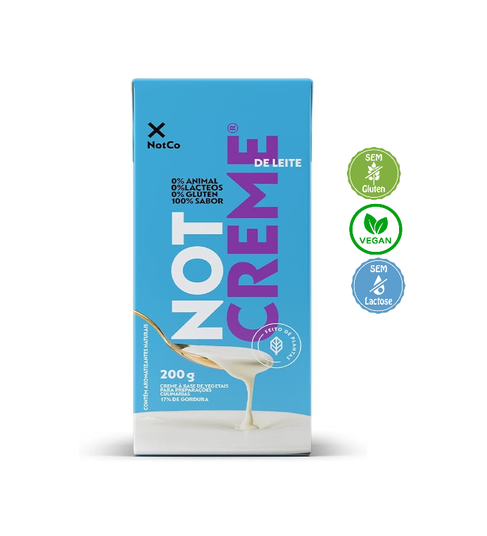 imagem de CREME DE LEITE VEGETAL NOTCREME 200G