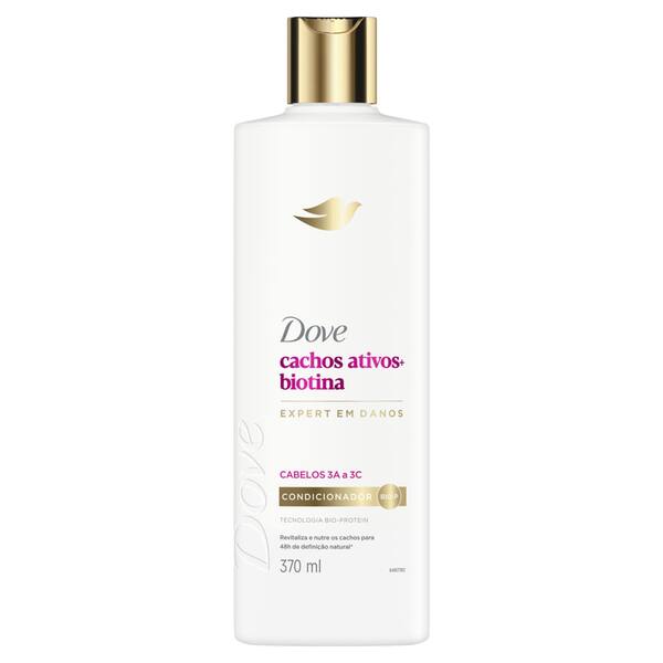 imagem de CONDICIONADOR DOVE 370ML CACHOS + BIOTINA