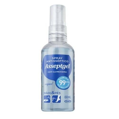 imagem de ÁLCOOL GEL ASSEPTGEL SPRAY ANTIS ORIGINAL 60ML