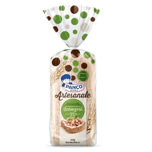 imagem de PÃO PANCO ARTESANALE INTEGRAL 350G