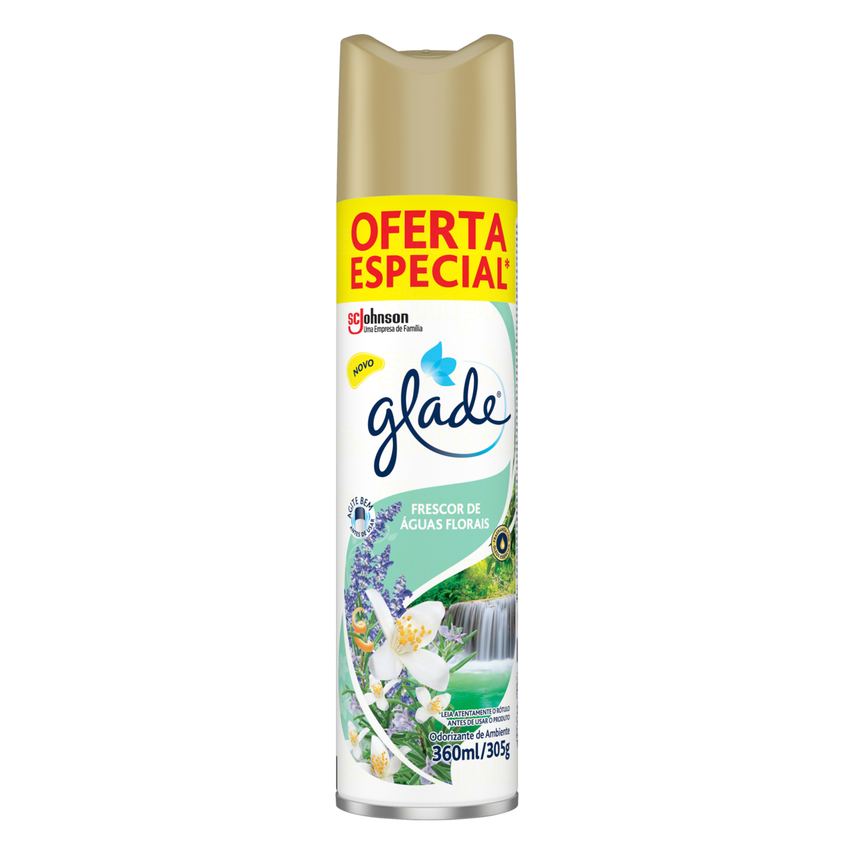 imagem de GLADE AEROSSOL 360ML ÁGUAS FLORAIS OFERTA ESPECIAL