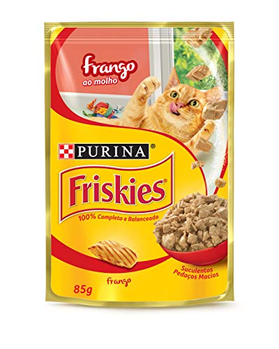 imagem de RAÇÃO PARA GATO FRISKIES 85G FRANGO AO MOLHO