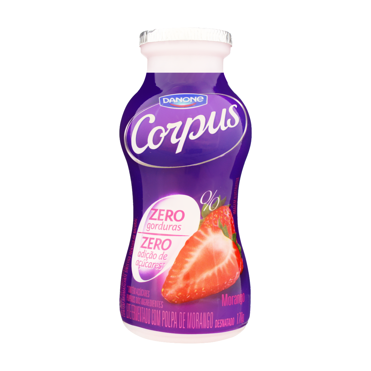 imagem de LEITE FERMENTADO CORPUS 170G MORANGO