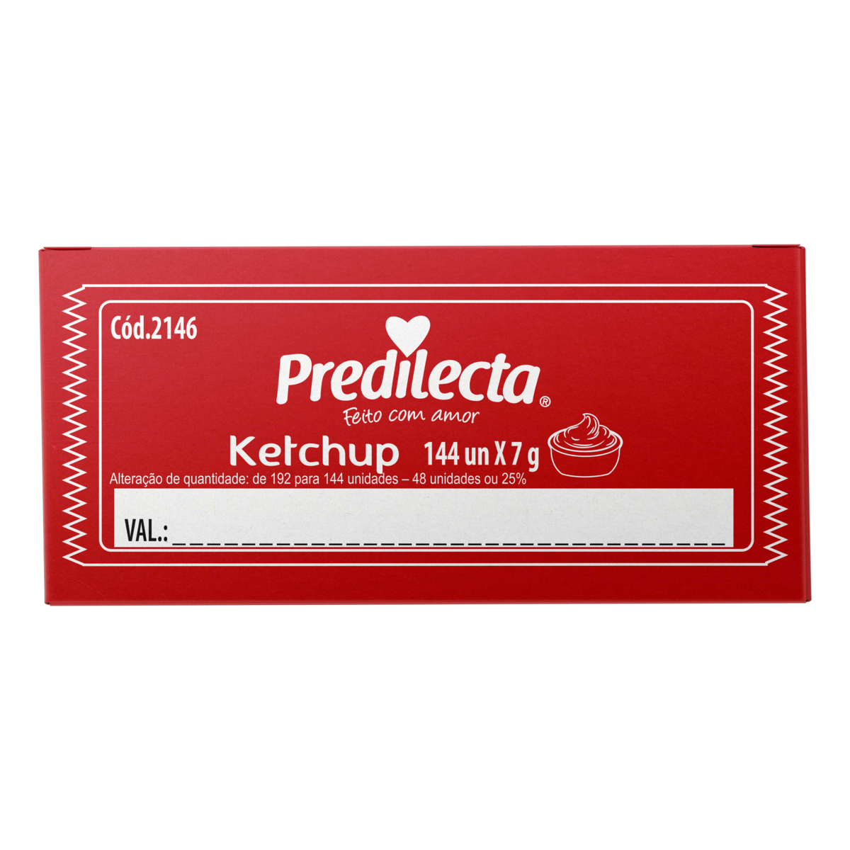 imagem de KETCHUP PREDILECTA SACHÊ C 144UN 7G