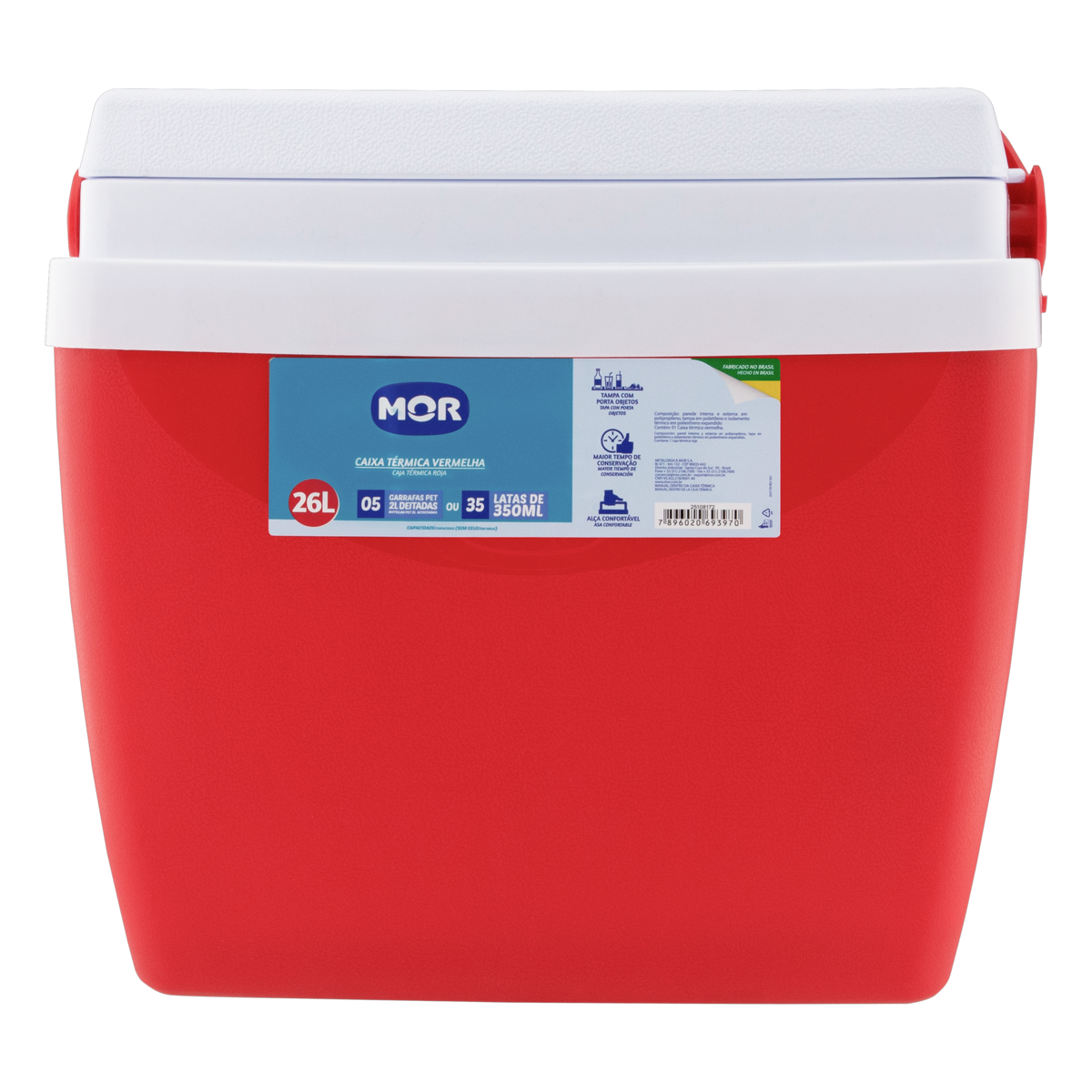 imagem de CAIXA TÉRMICA 26L VERMELHA
