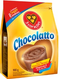 imagem de ACHOCOLATADO 3 CORAÇÕES SACHÊ 900G
