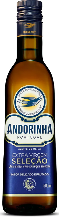 imagem de AZEITE 500ML ANDORINHA SEL E VIRGEM VD