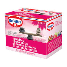 imagem de CHÁ VERDE DR.OETKER 150G HIBISCO CANELA PIME MOR MIRT