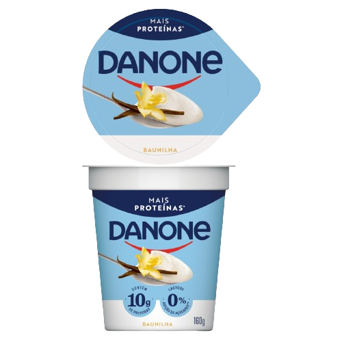 imagem de IOGURTE DANONE MAIS PROTEINA 160G BAUNILHA