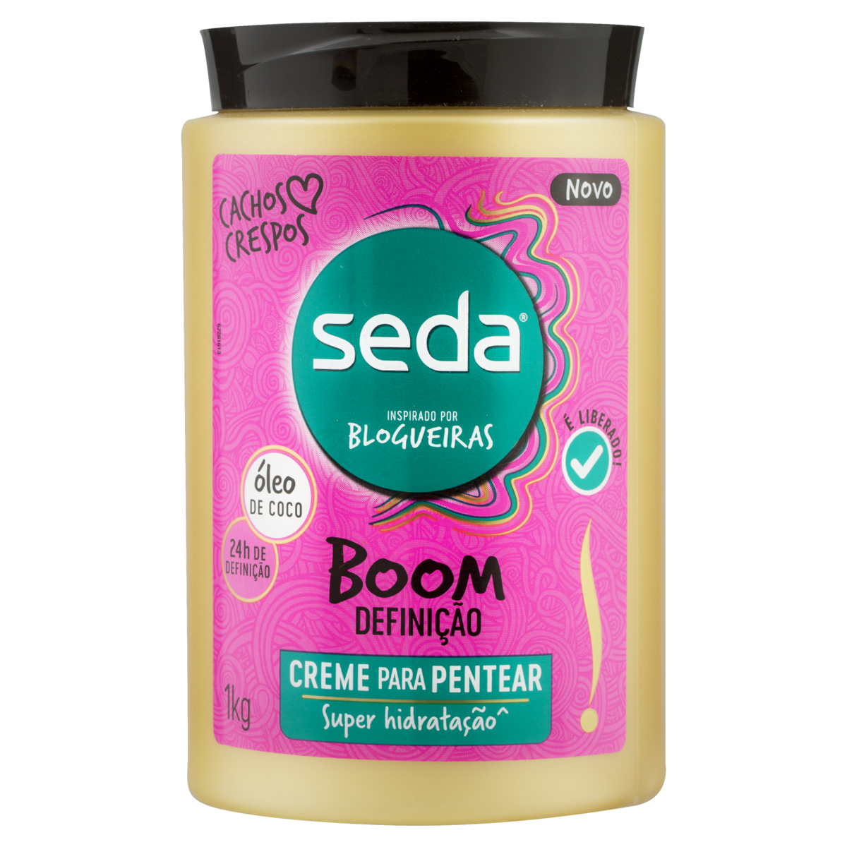 imagem de CREME PENTEAR SEDA BOOM DEFINIÇÃO SUPER HID.1KG