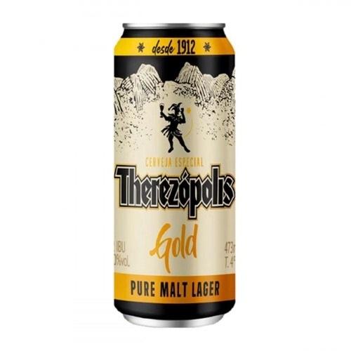 imagem de CERVEJA LAGER THEREZOPOLIS GOLD LT 473ML