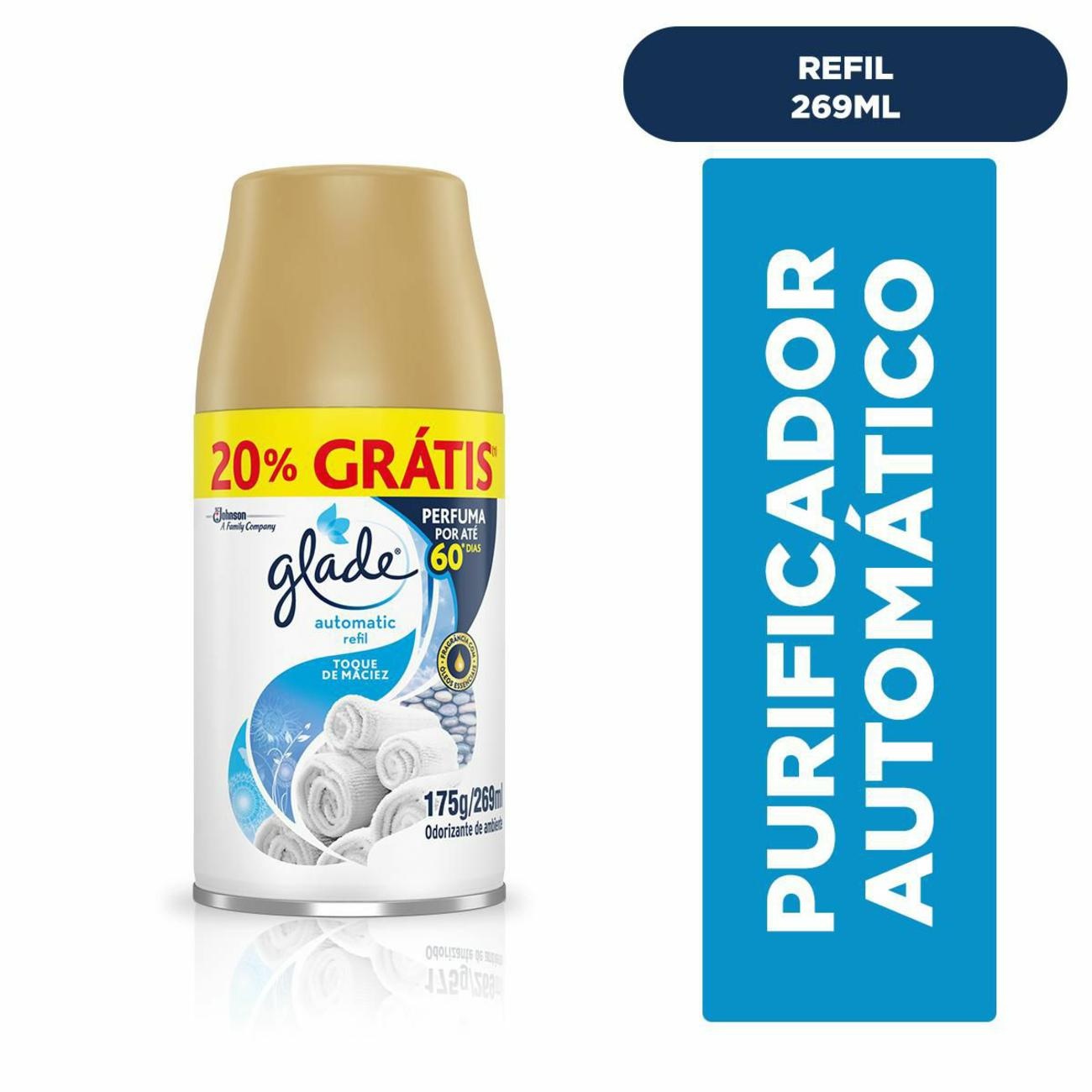 imagem de GLADE AUTOMATIC SPRAY 269ML TOQ MAC 20% REF