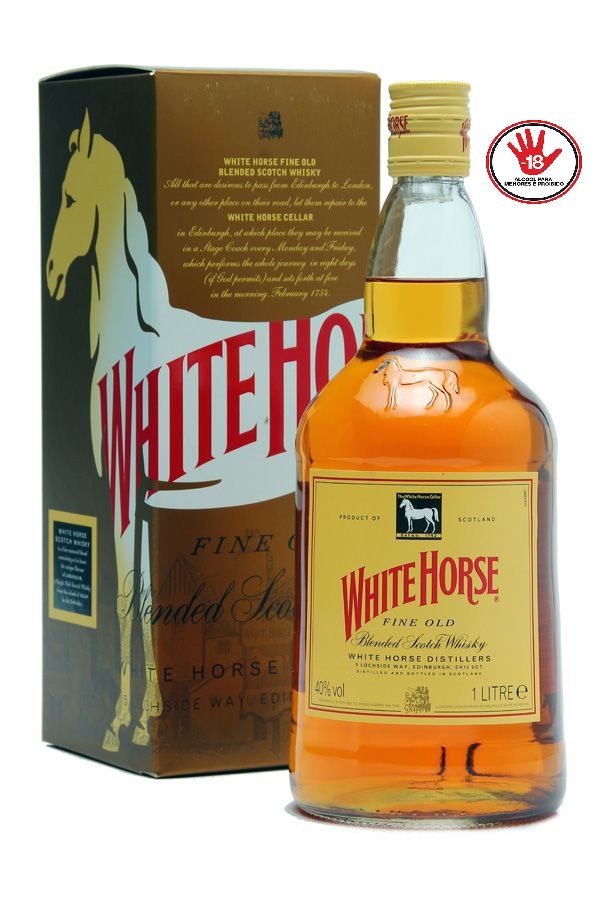 imagem de WHISKY WHITE HORSE GARRAFA 1L