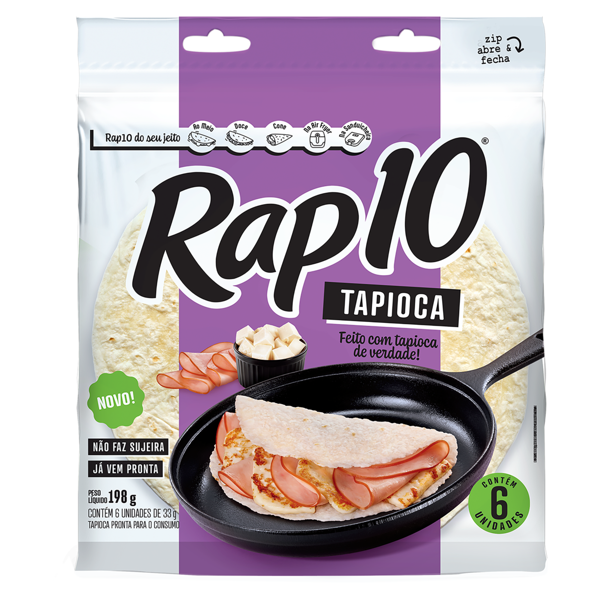 imagem de RAP 10 PULLMAN TAPIOCA 198G