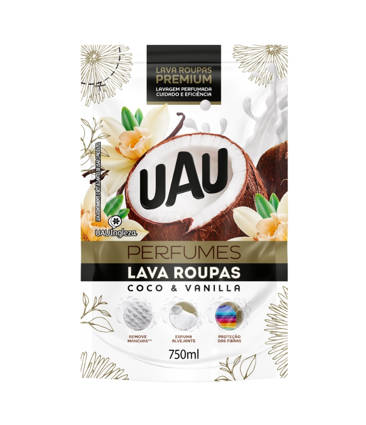 imagem de LAVA ROUPAS UAU 750ML COCO VANI
