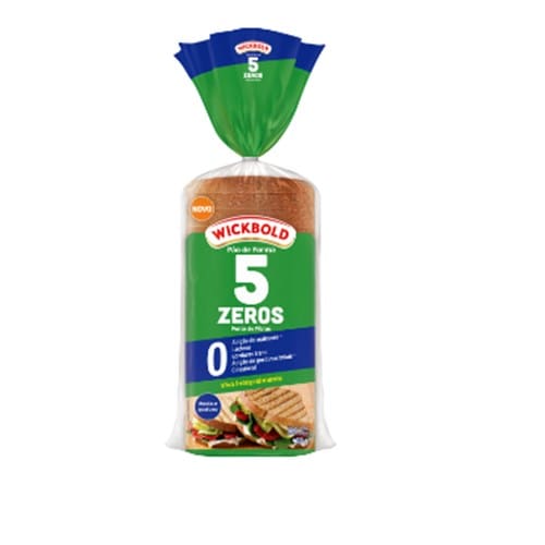 imagem de PÃO WICKBOLD FORMA 5 ZEROS FONTE DE FIBRAS 400G
