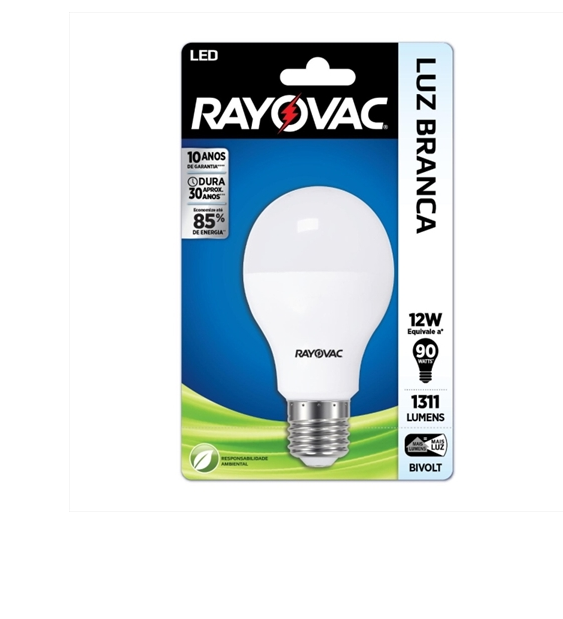 imagem de LÂMPADA RAYOVAC LED BRANCA 12W