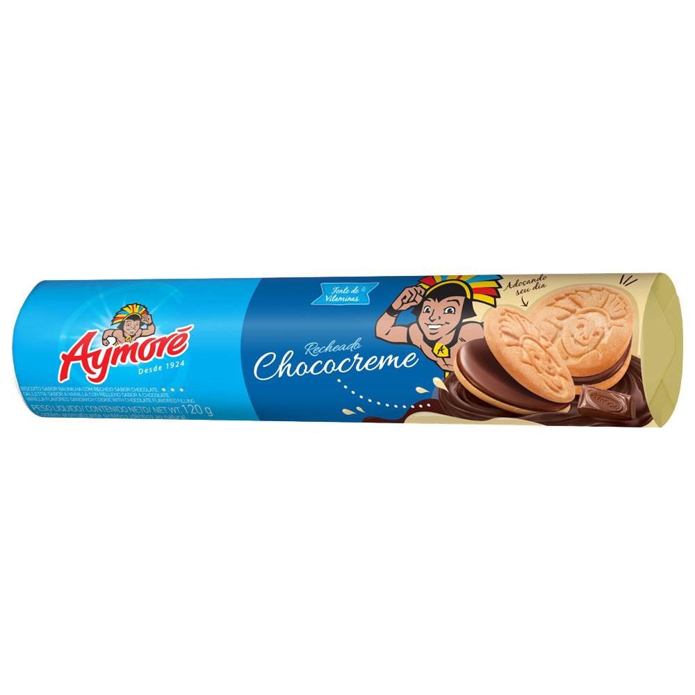 imagem de BISCOITO RECHEADO AYMORÉ 120G CHOCOCREME