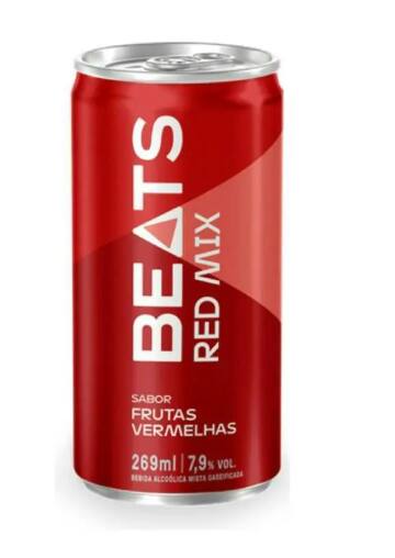 imagem de CERVEJA SKOL BEATS F VERMELHAS LATA 269ML
