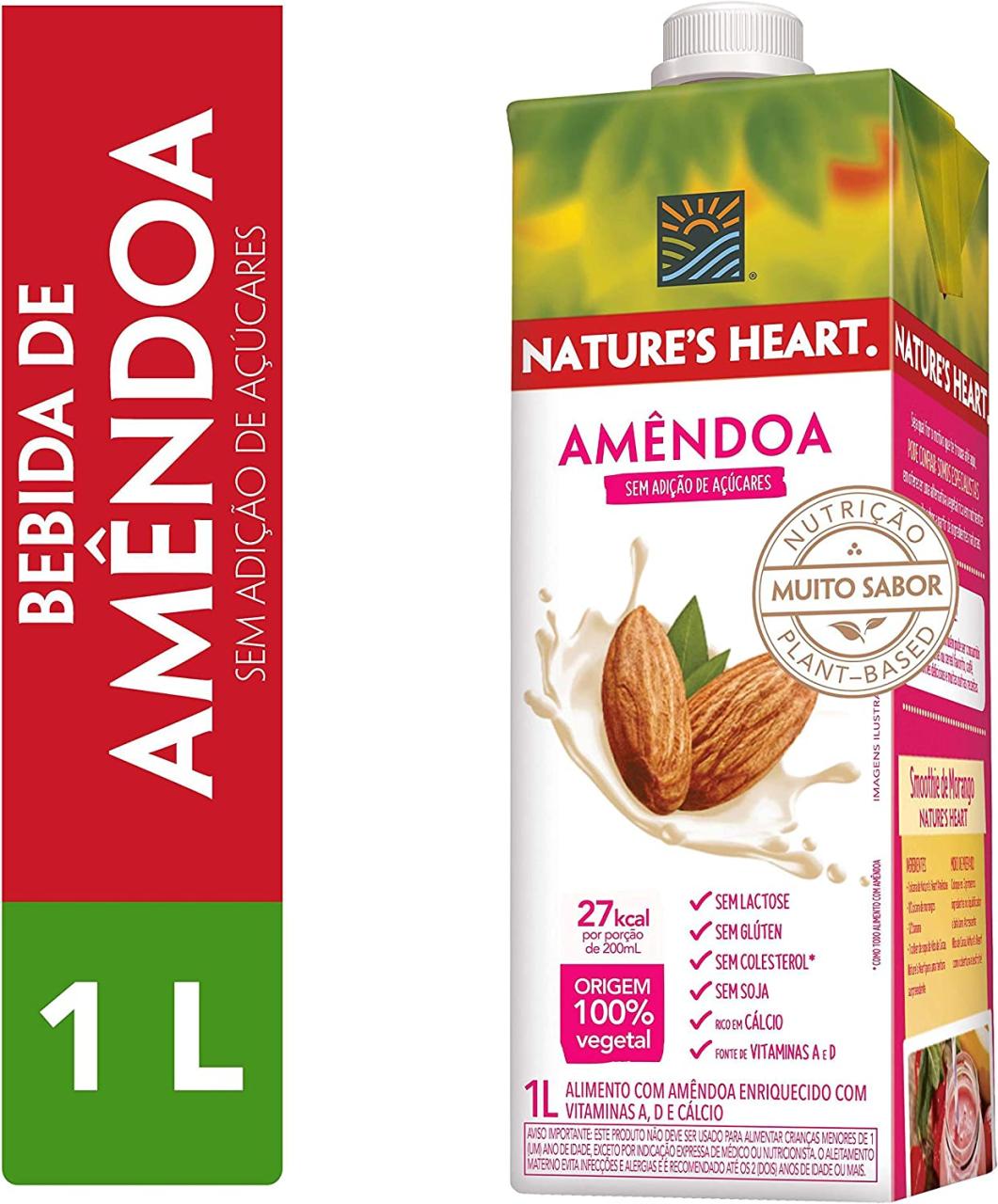 imagem de BEBIDA NATURES HEART 1L AMÊNDOA