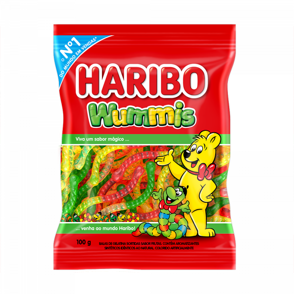 imagem de BALA GELATINA HARIBO WUMMIS 80G