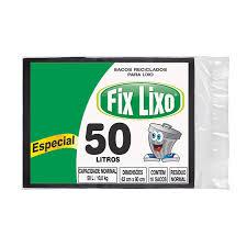 imagem de SACO LIXO FIX LIXO ALMOFADA PRETO 50L 10UN