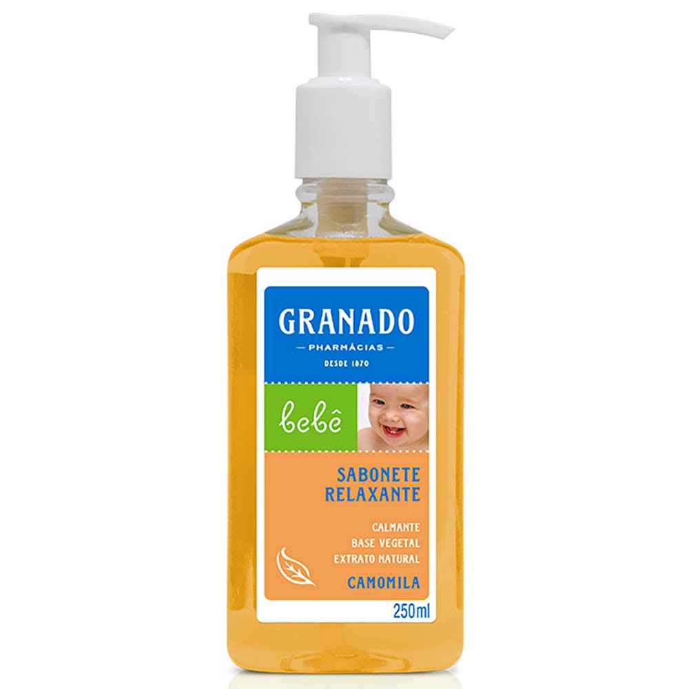 imagem de SABONETE LÍQUIDO GRANADO BEBÊ CAMOMILA 250ML