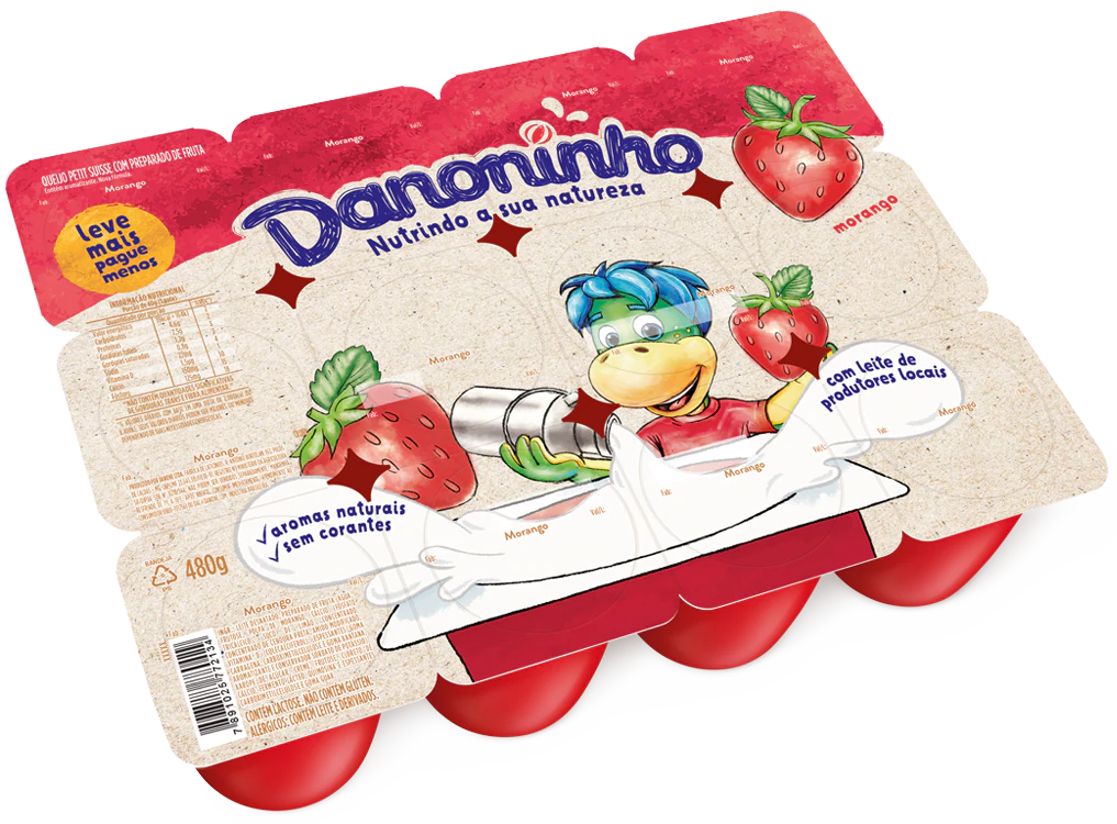 imagem de IOGURTE DANONINHO 480G PETIT MORANGO