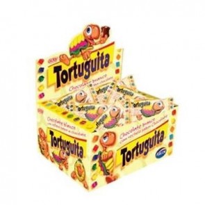 imagem de CHOCOLATE TORTUGUITA TABLETE 80G COOKIE BRANCO