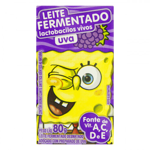 imagem de LEITE FERMENTADO BOB 80G UVA